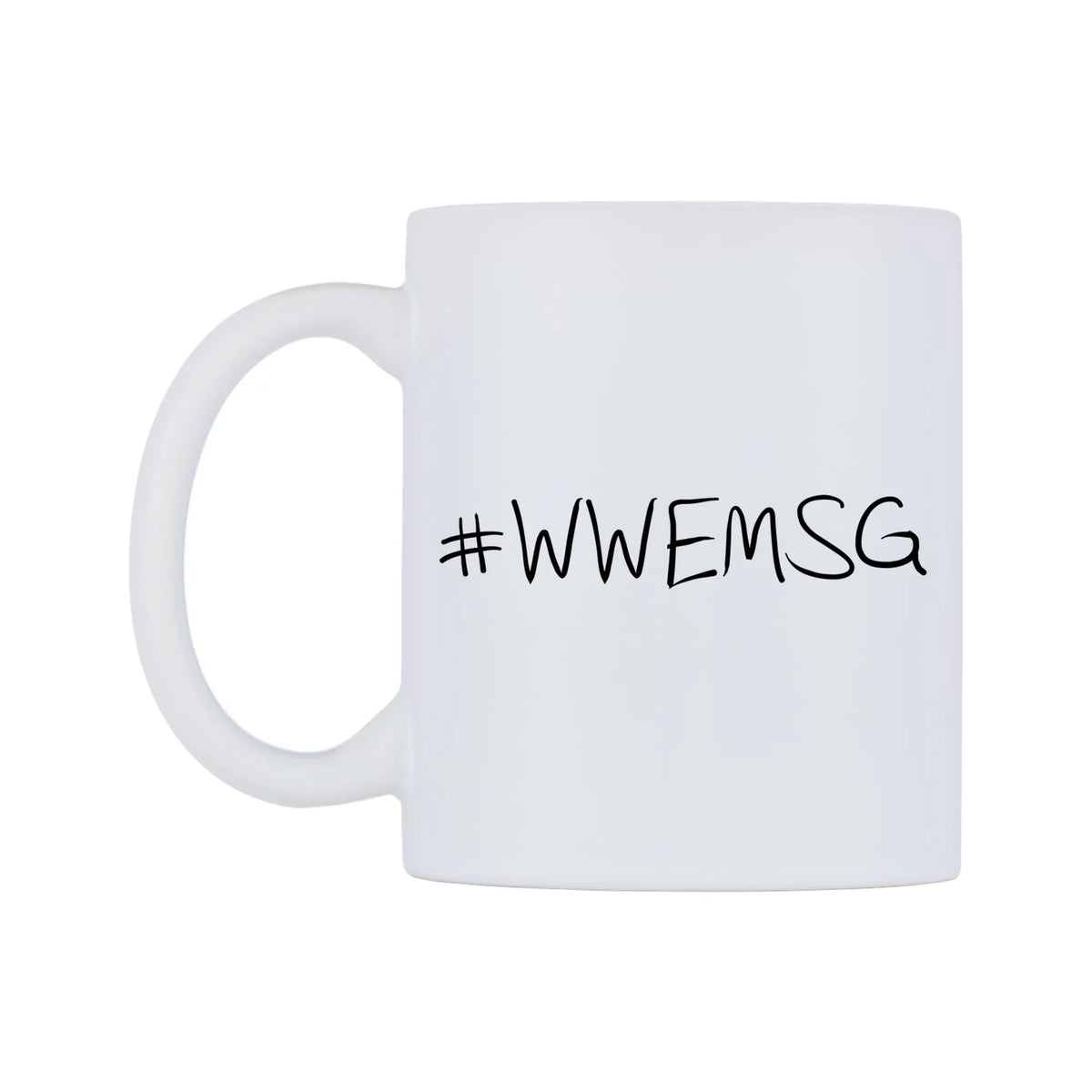 WWEMSG Mug — mug, right side, on a white background