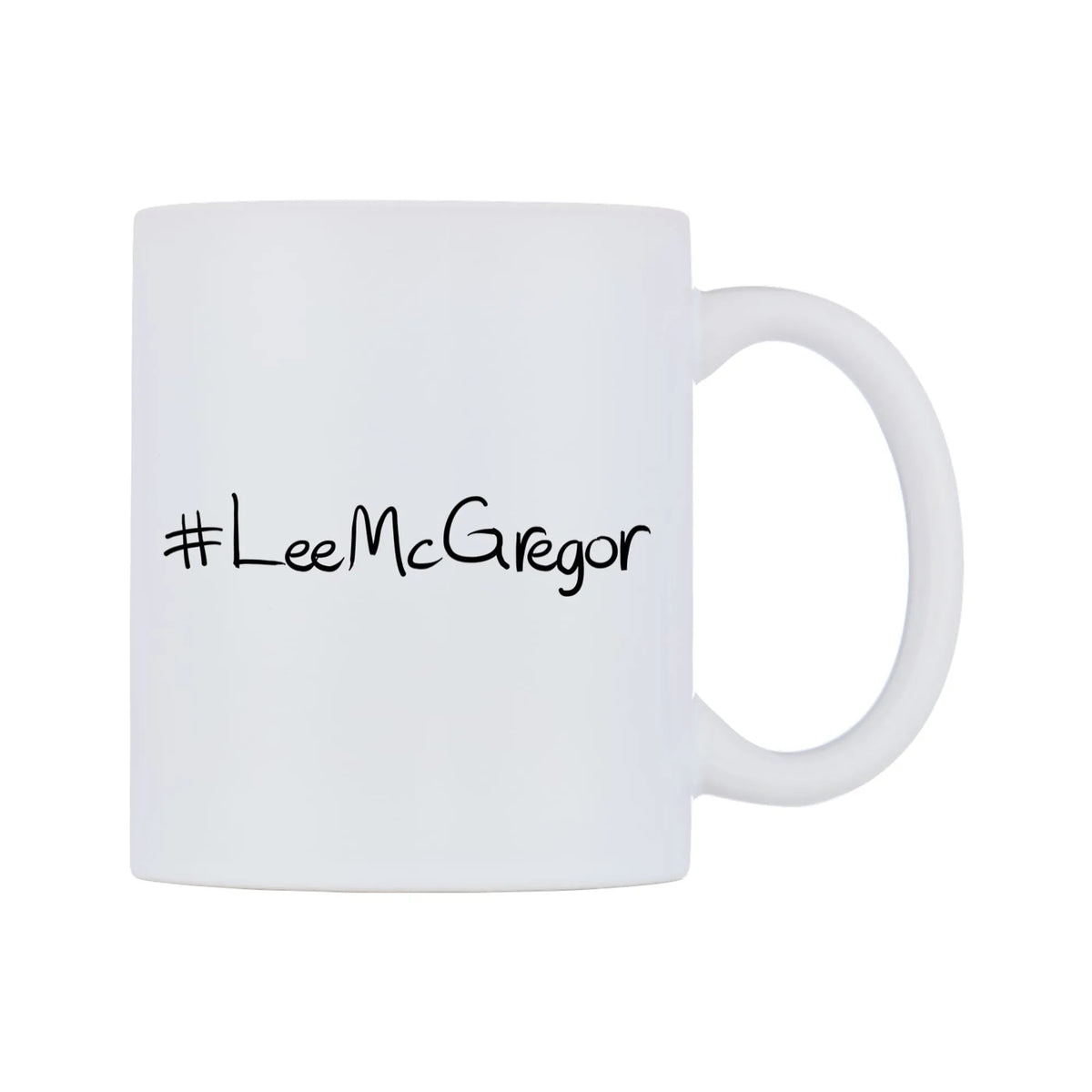 LeeMcGregor Mug — mug, left side, on a white background
