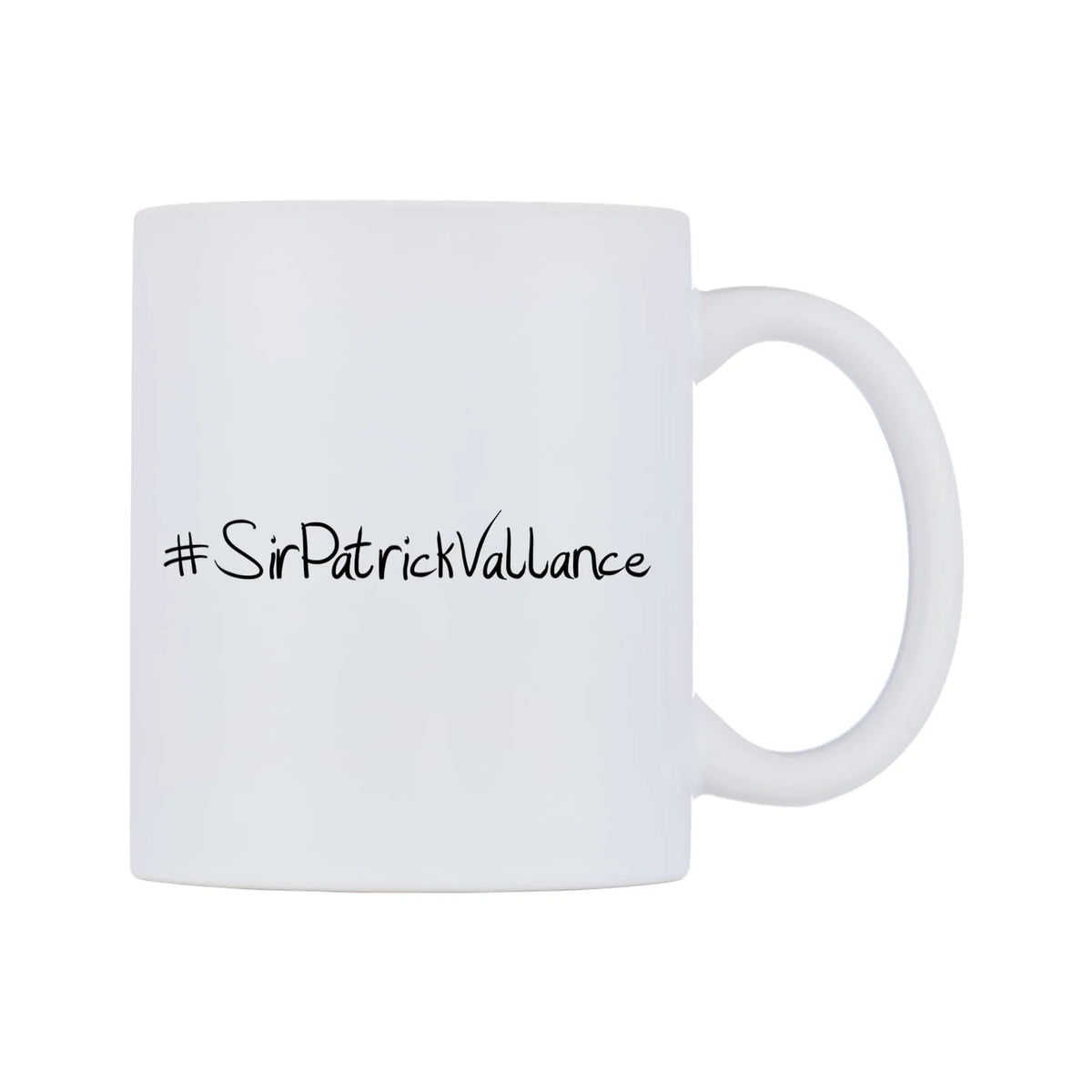 SirPatrickVallance Mug — mug, left side, on a white background