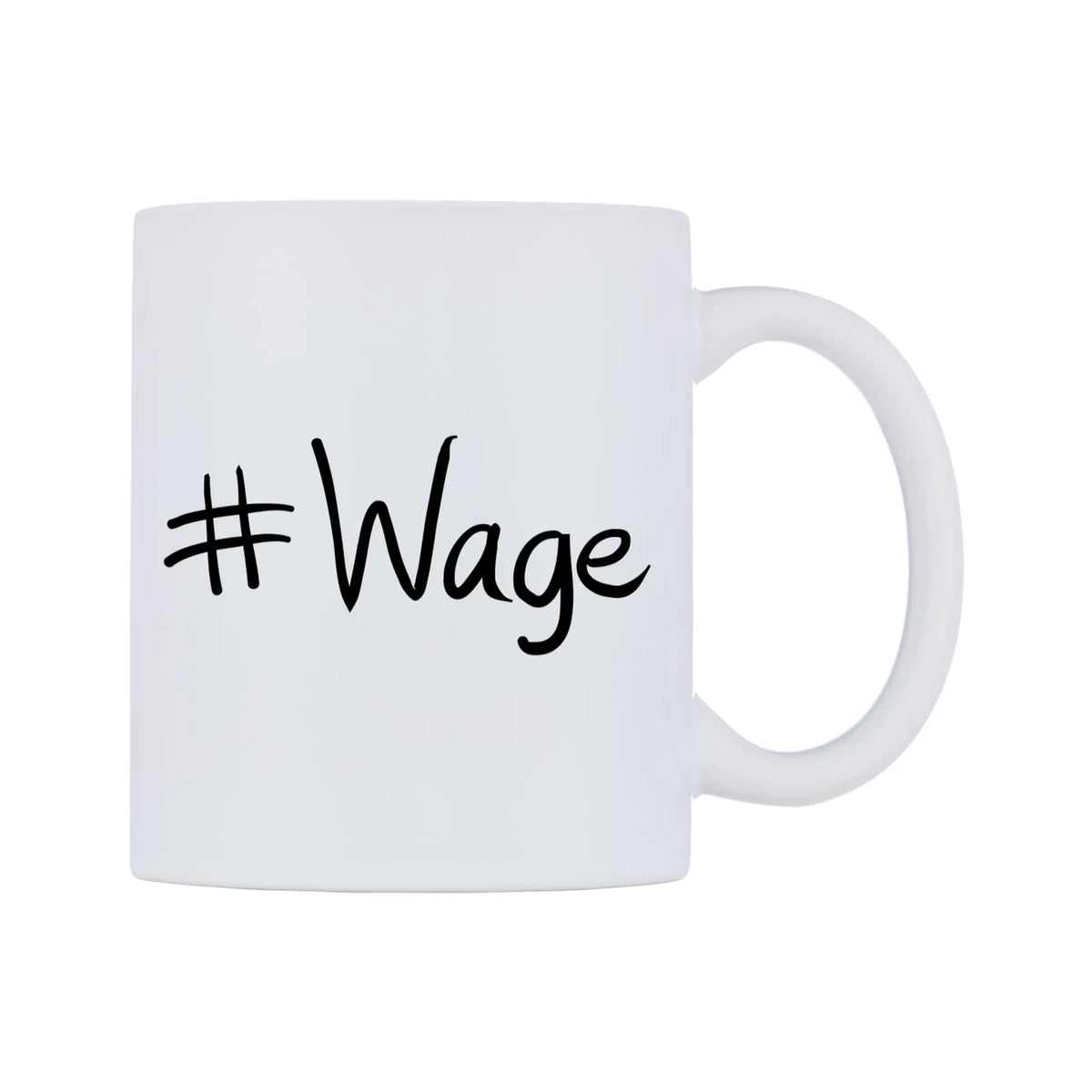 Wage Mug — mug, left side, on a white background
