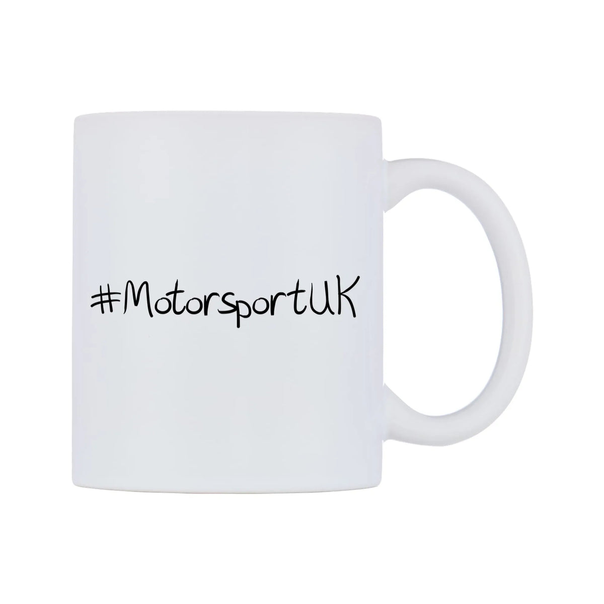 MotorsportUK Mug — mug, left side, on a white background