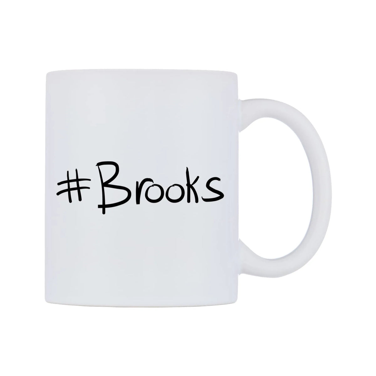 Brooks Mug — mug, left side, on a white background