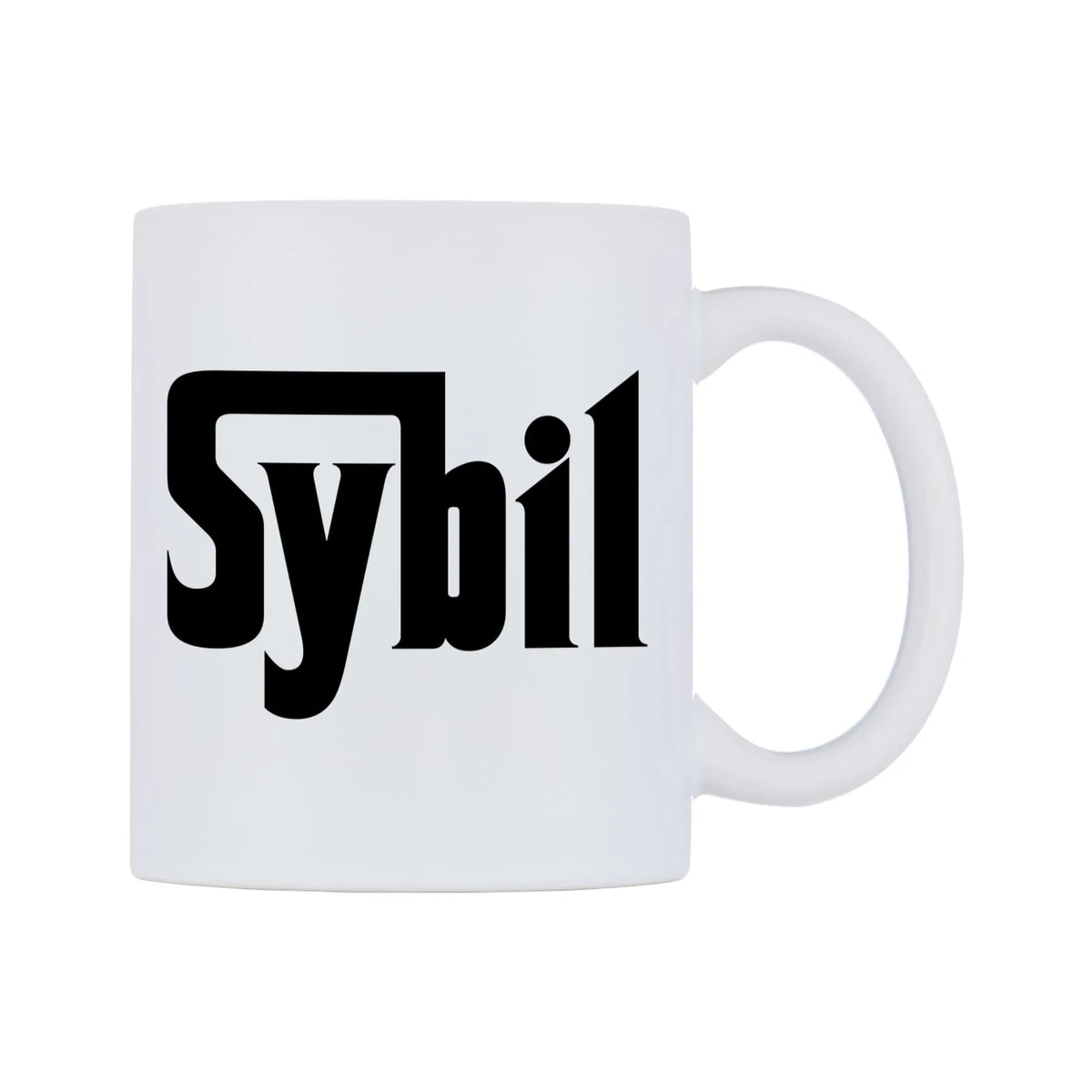 Sybil - Godfather Themed Mug — white 11oz gloss mug, left side, on a white background