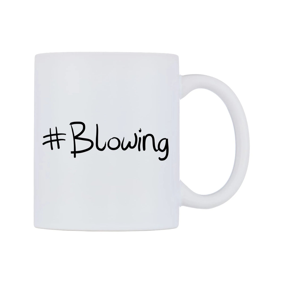 Blowing Mug — mug, left side, on a white background
