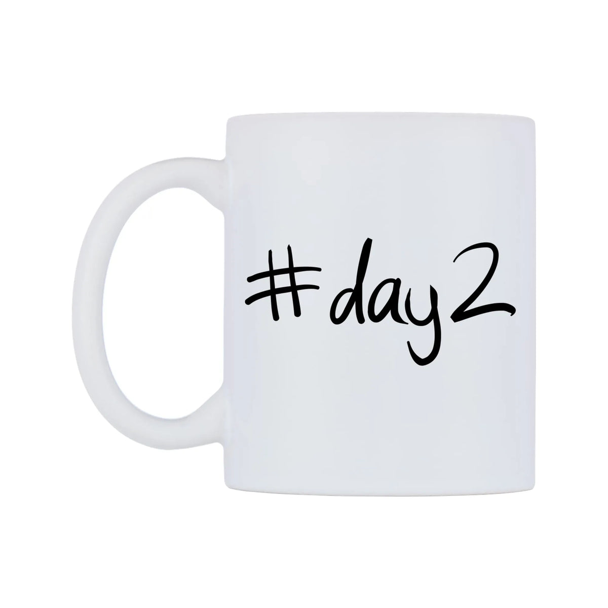 day2 Mug — mug, right side, on a white background