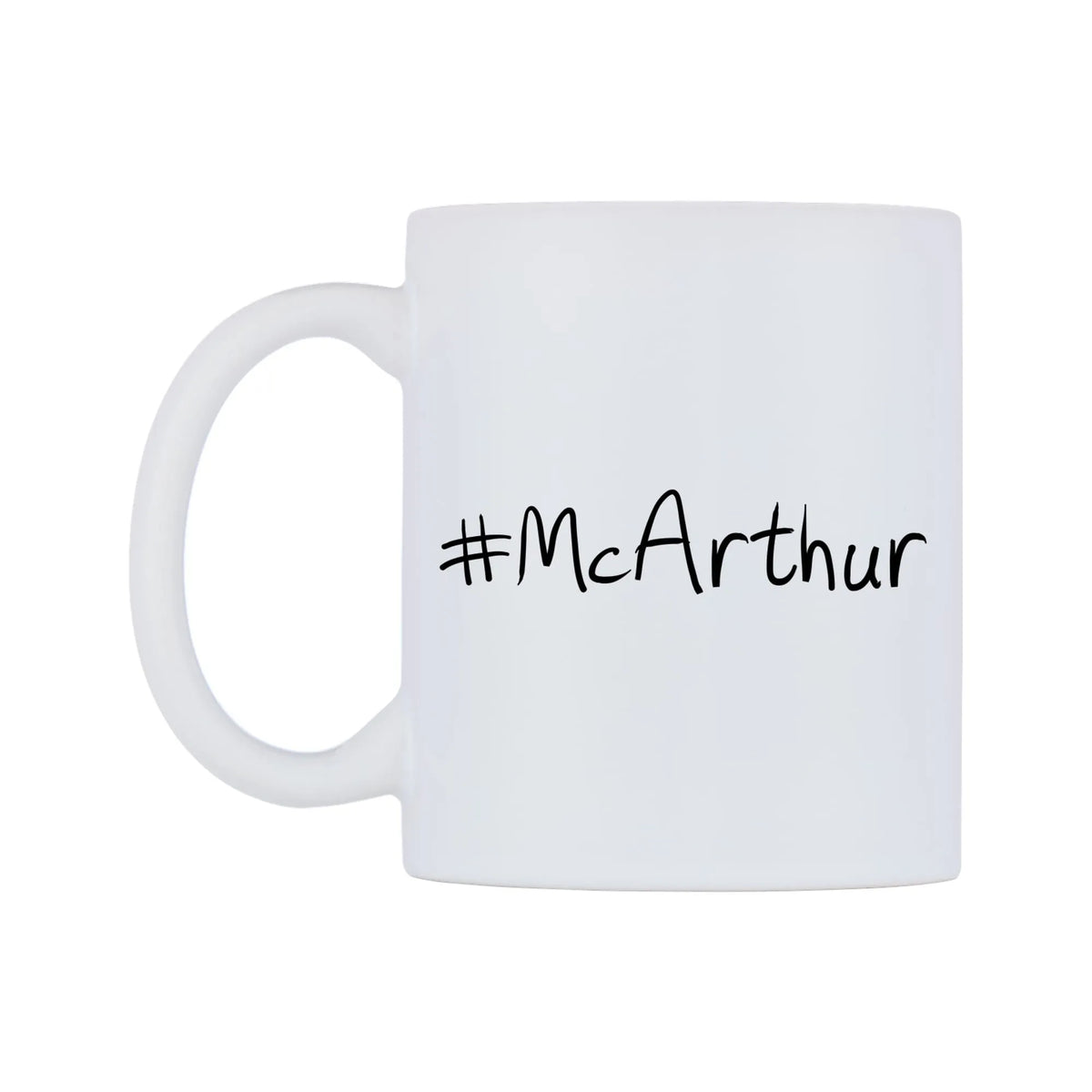McArthur Mug — mug, right side, on a white background