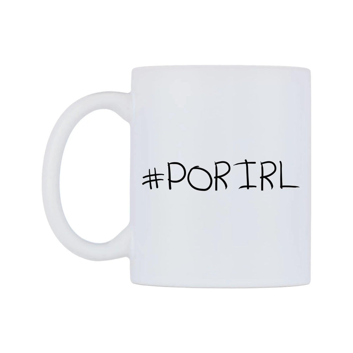 PORIRL Mug — mug, right side, on a white background