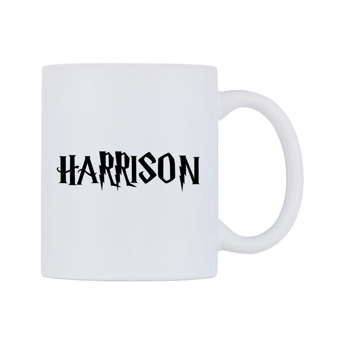 Harrison - Wizard Themed Mug — mug, left side, on a white background