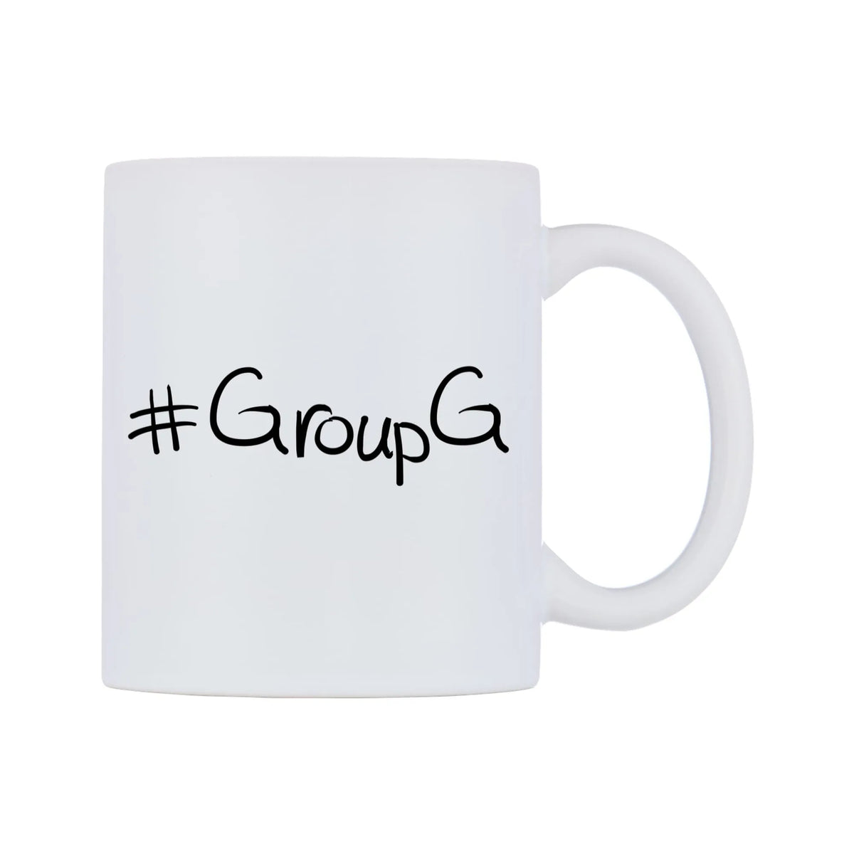 GroupG Mug — mug, left side, on a white background