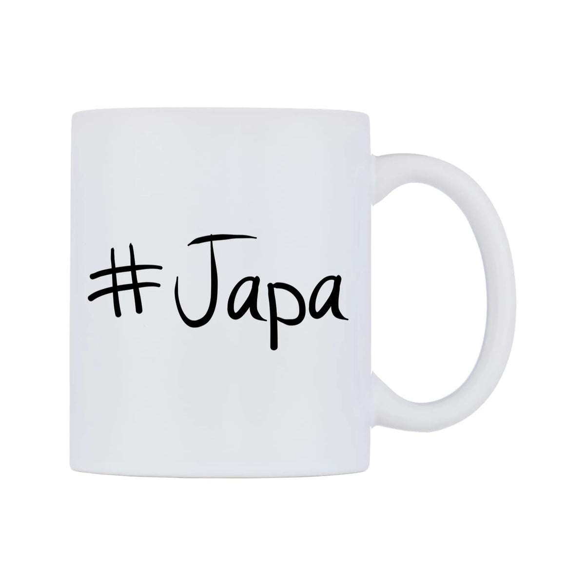 Japa Mug — mug, left side, on a white background