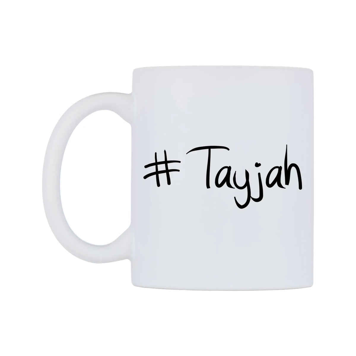 Tayjah Mug — mug, right side, on a white background