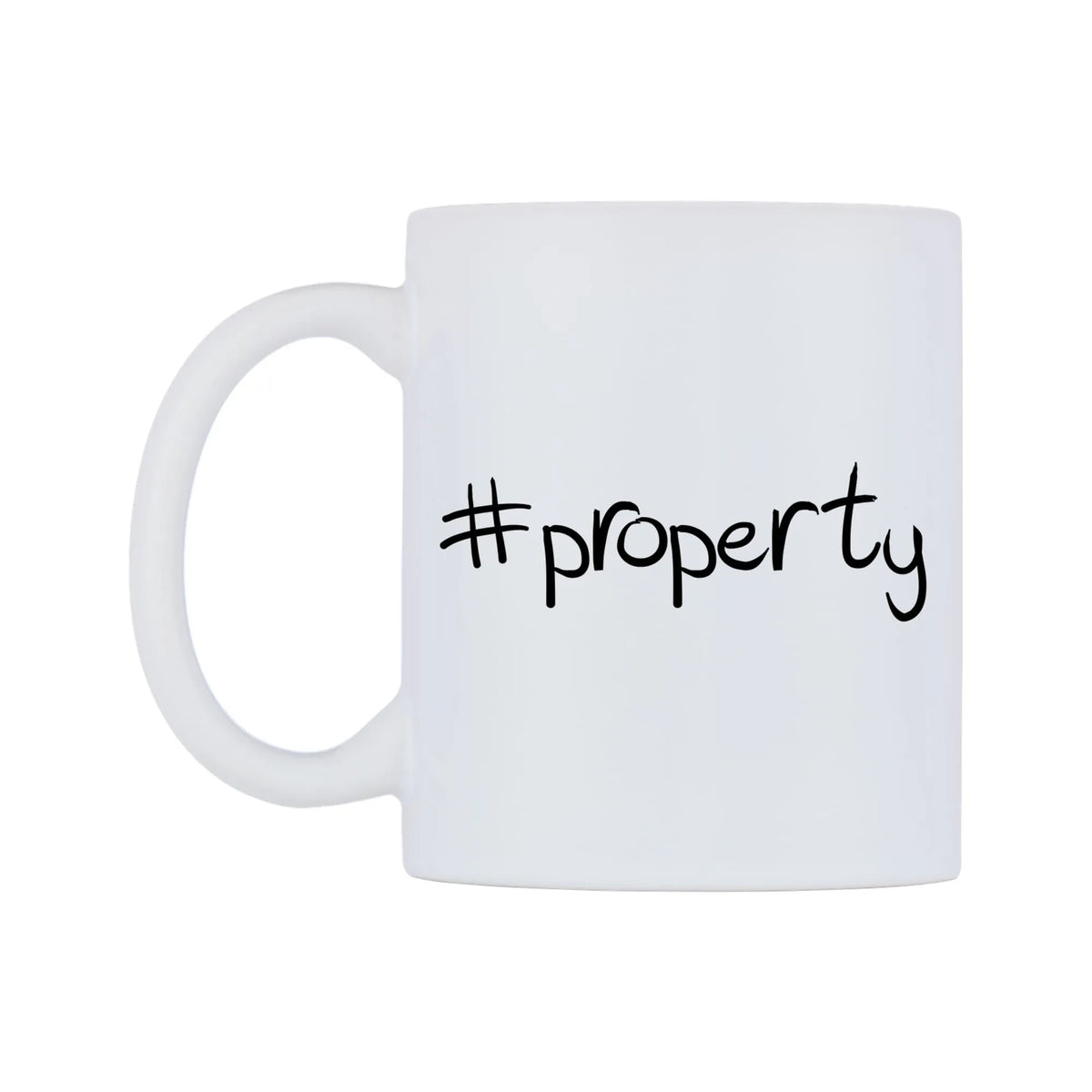 property Mug — mug, right side, on a white background
