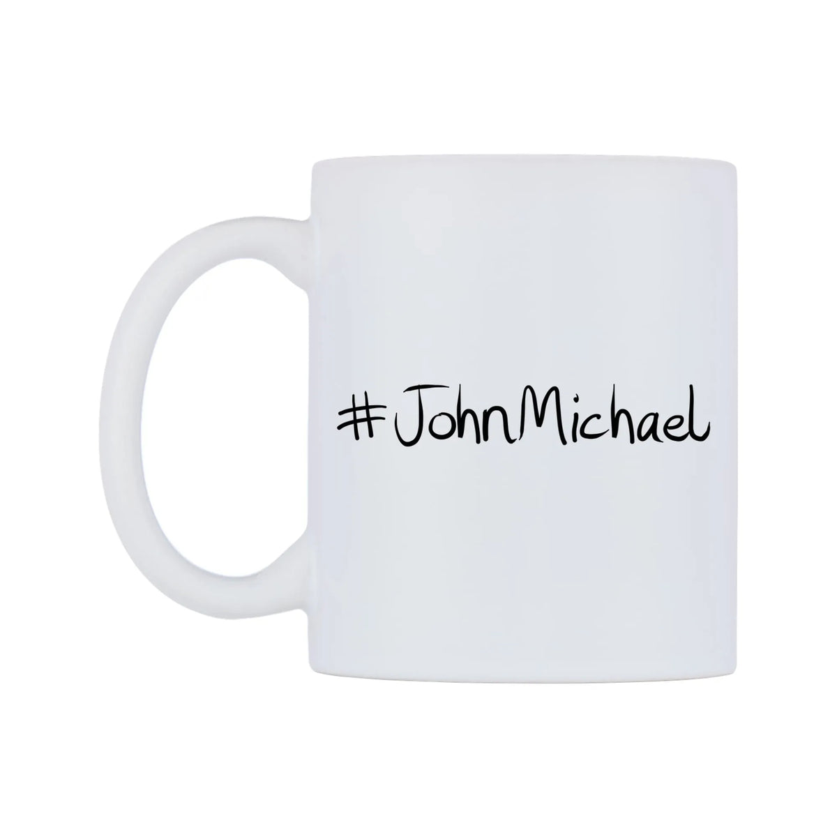 JohnMichael Mug — mug, right side, on a white background