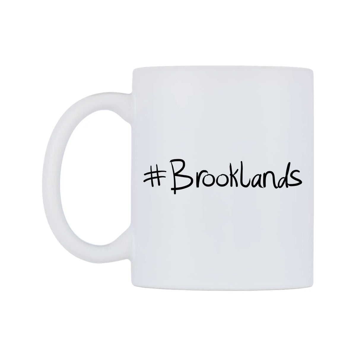 Brooklands Mug — mug, right side, on a white background