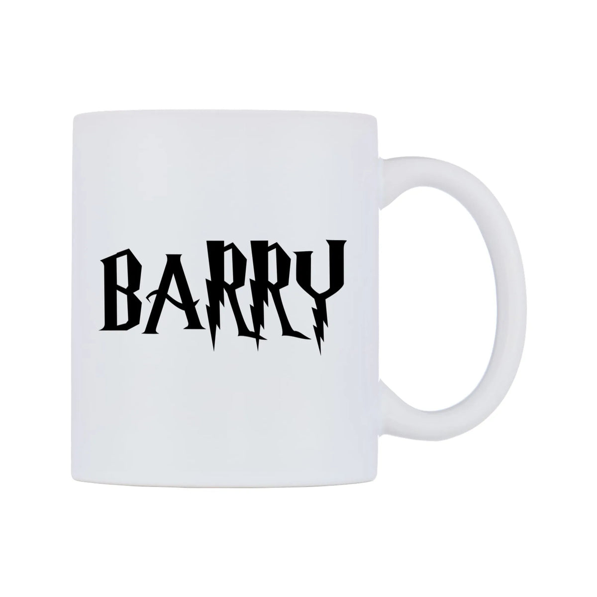 Barry - Wizard Themed Mug — white 11oz gloss mug, left side, on a white background