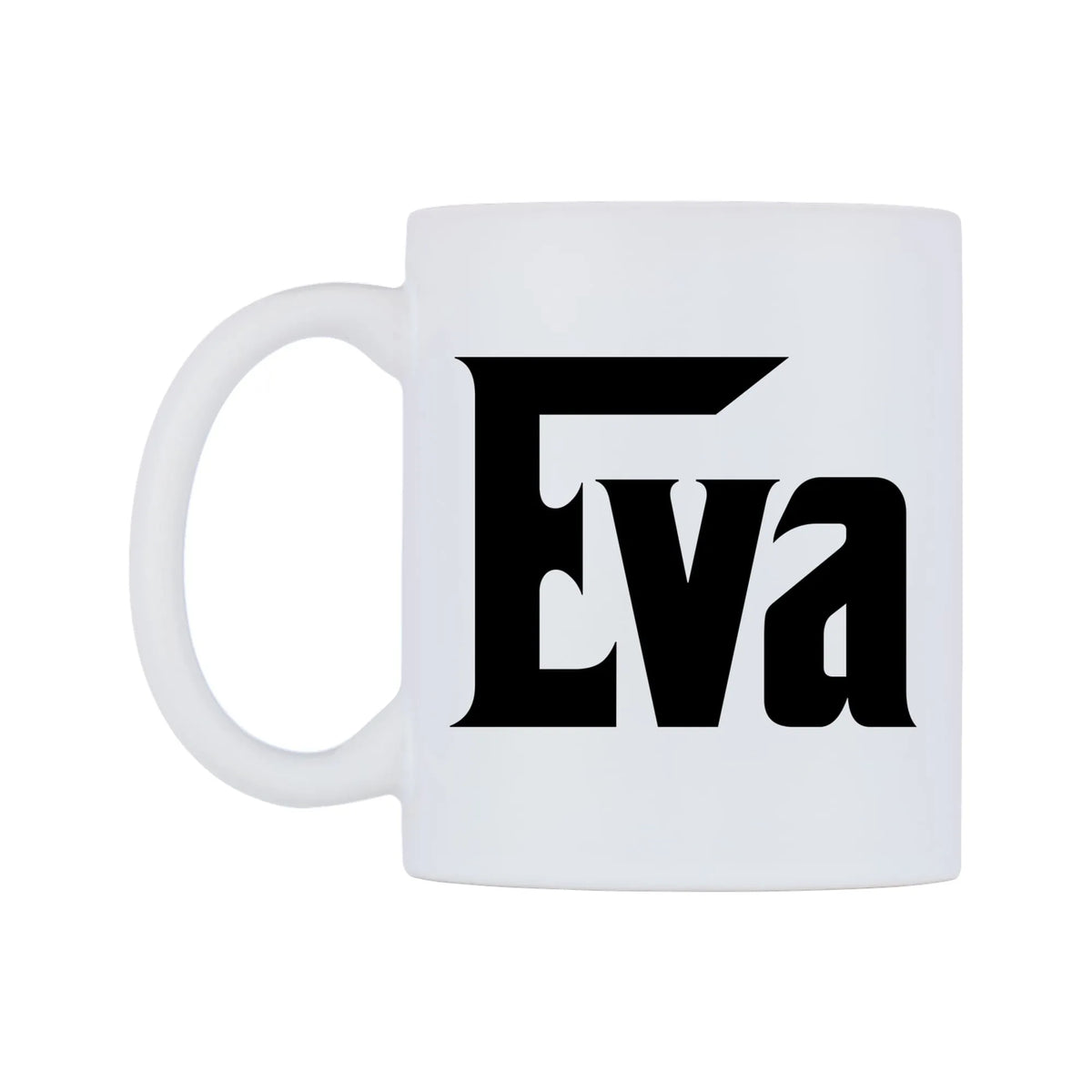 Eva - Godfather Themed Mug — white 11oz gloss mug, right side, on a white background