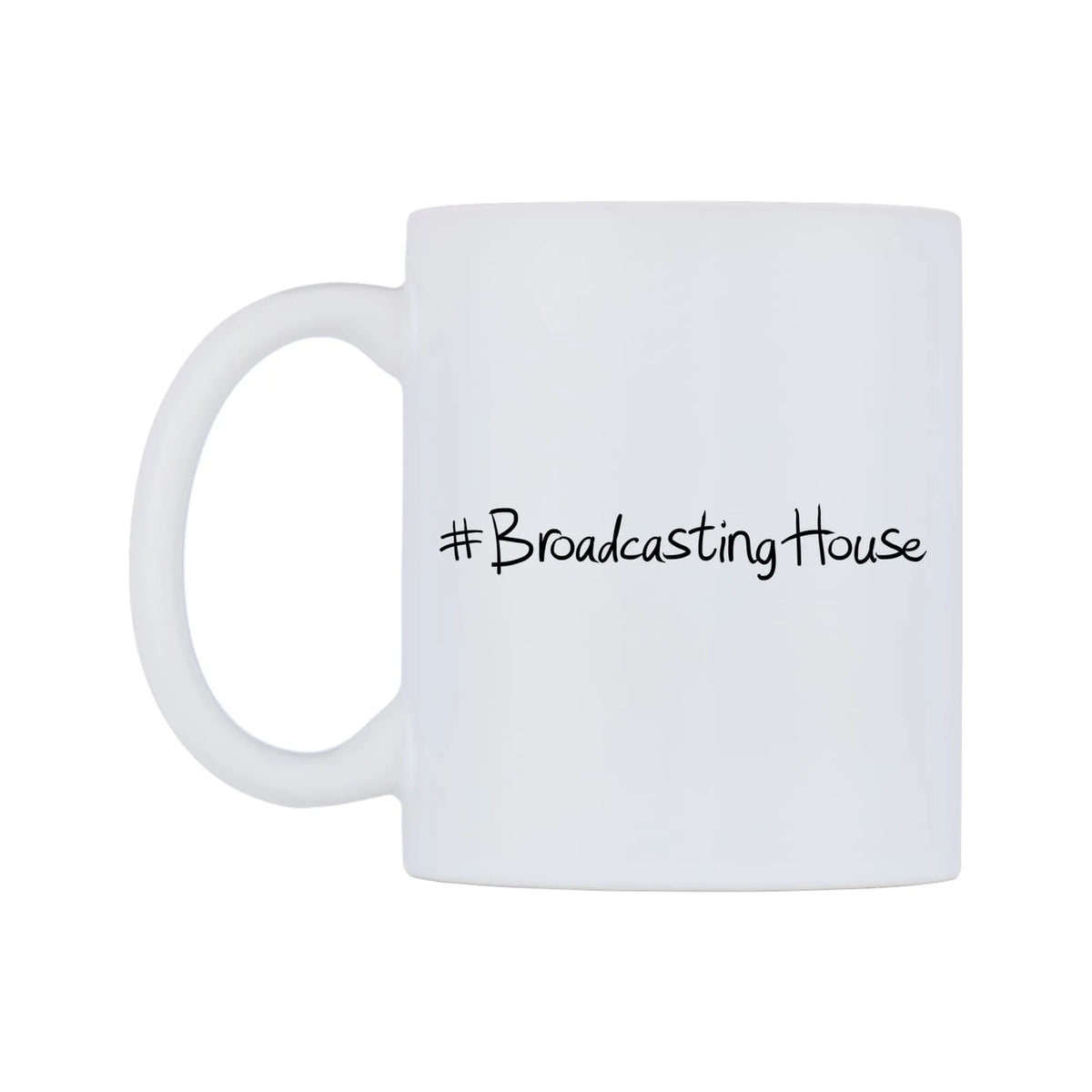 BroadcastingHouse Mug — mug, right side, on a white background