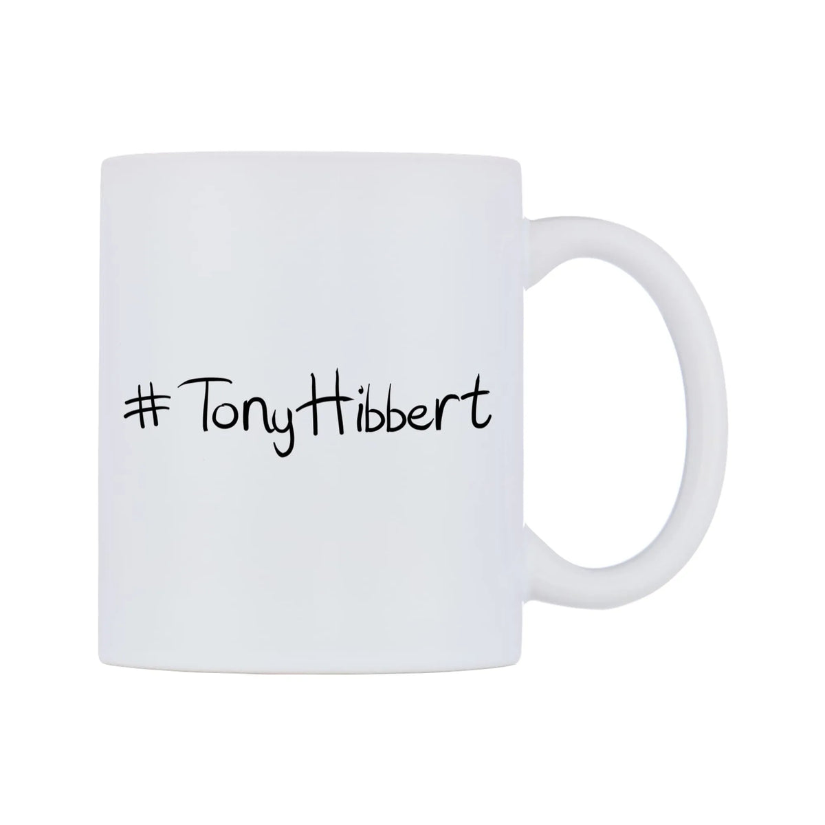 TonyHibbert Mug — mug, left side, on a white background