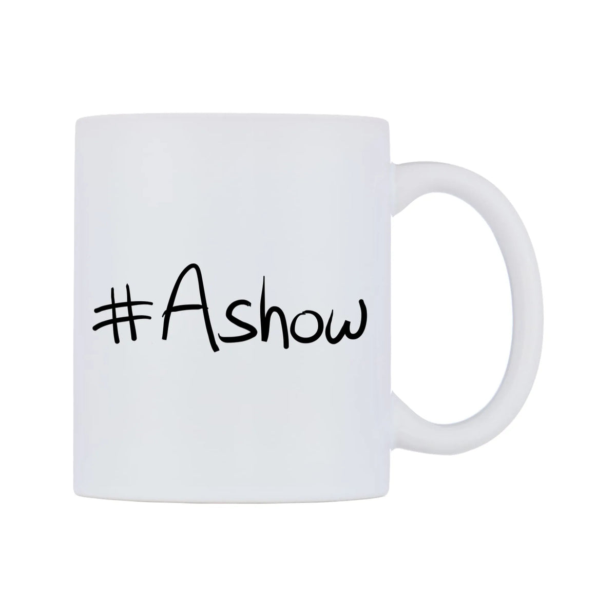 Ashow Mug — mug, left side, on a white background