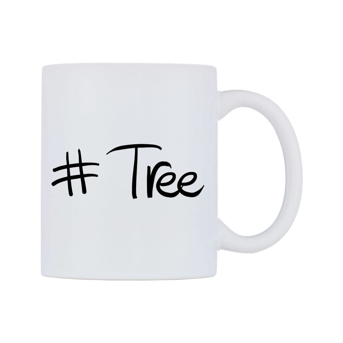 Tree Mug — mug, left side, on a white background