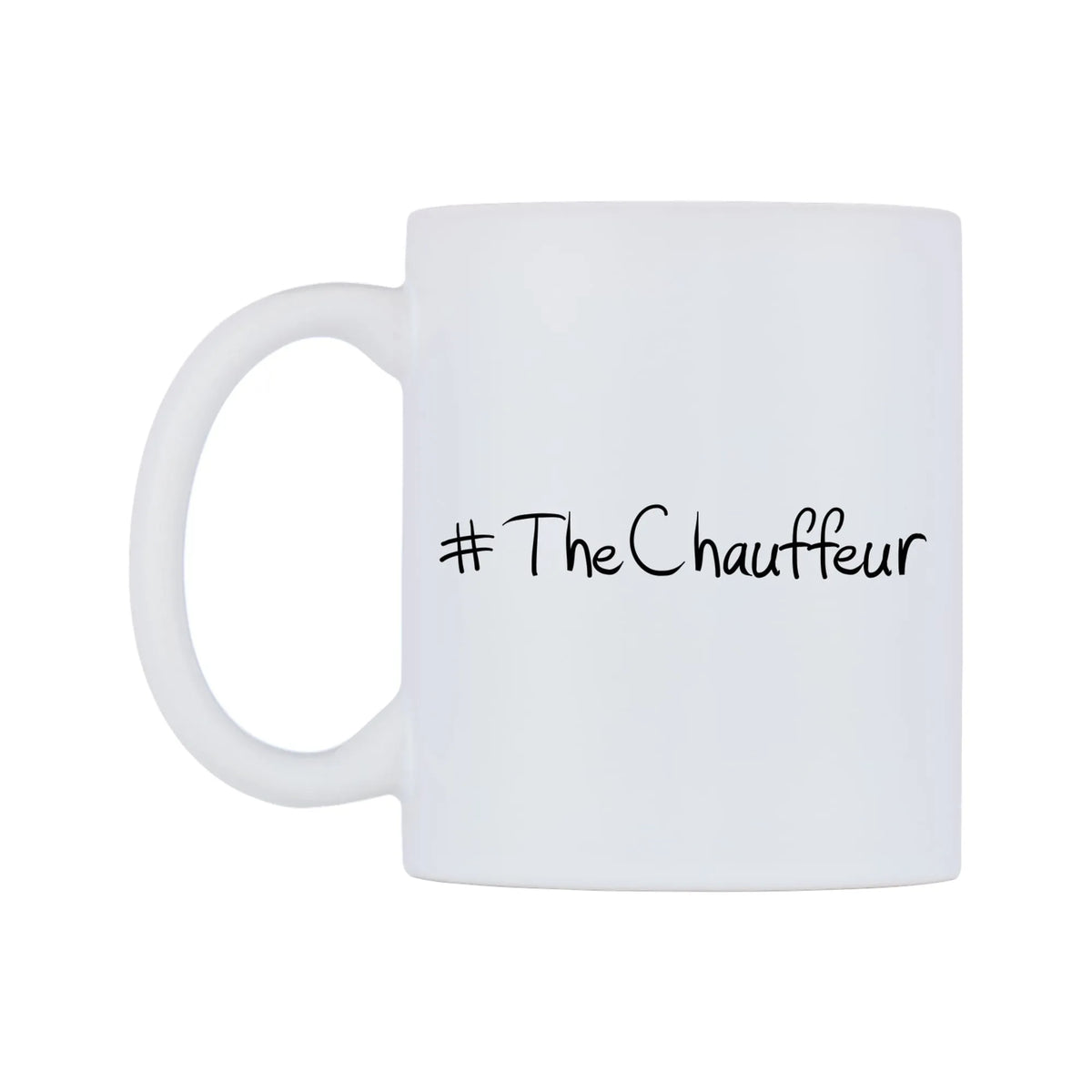 TheChauffeur Mug — mug, right side, on a white background