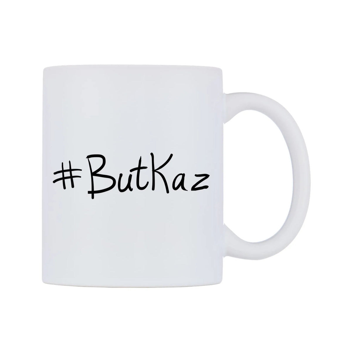 ButKaz Mug — mug, left side, on a white background