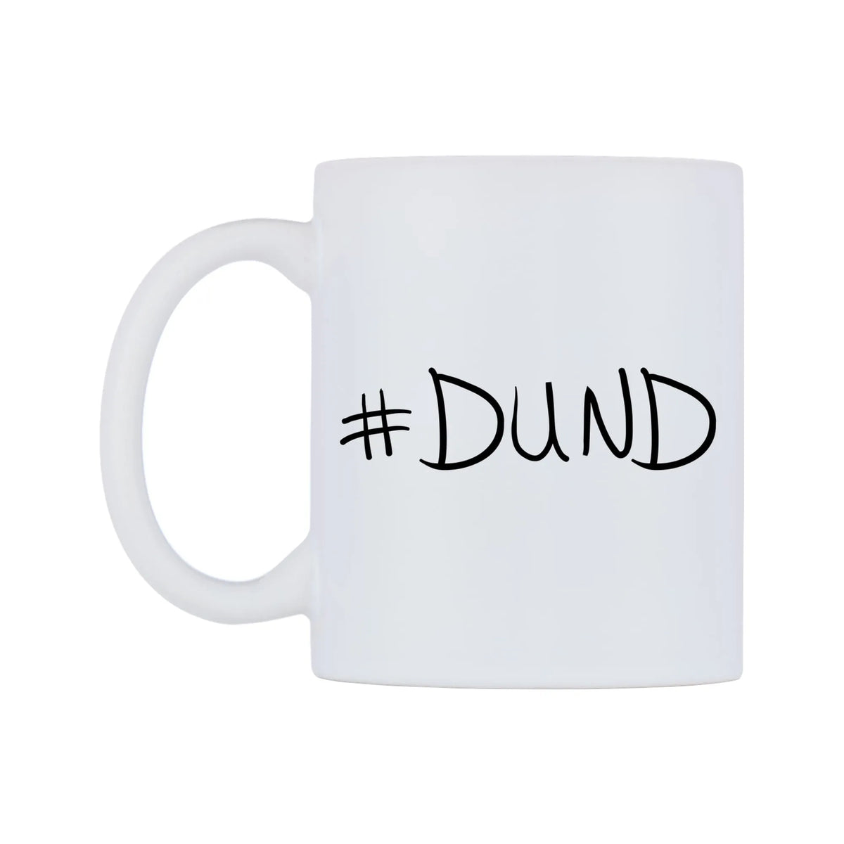 DUND Mug — mug, right side, on a white background