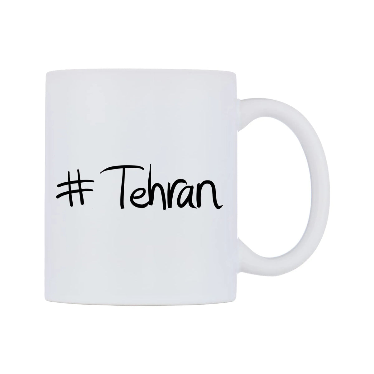 Tehran Mug — mug, left side, on a white background