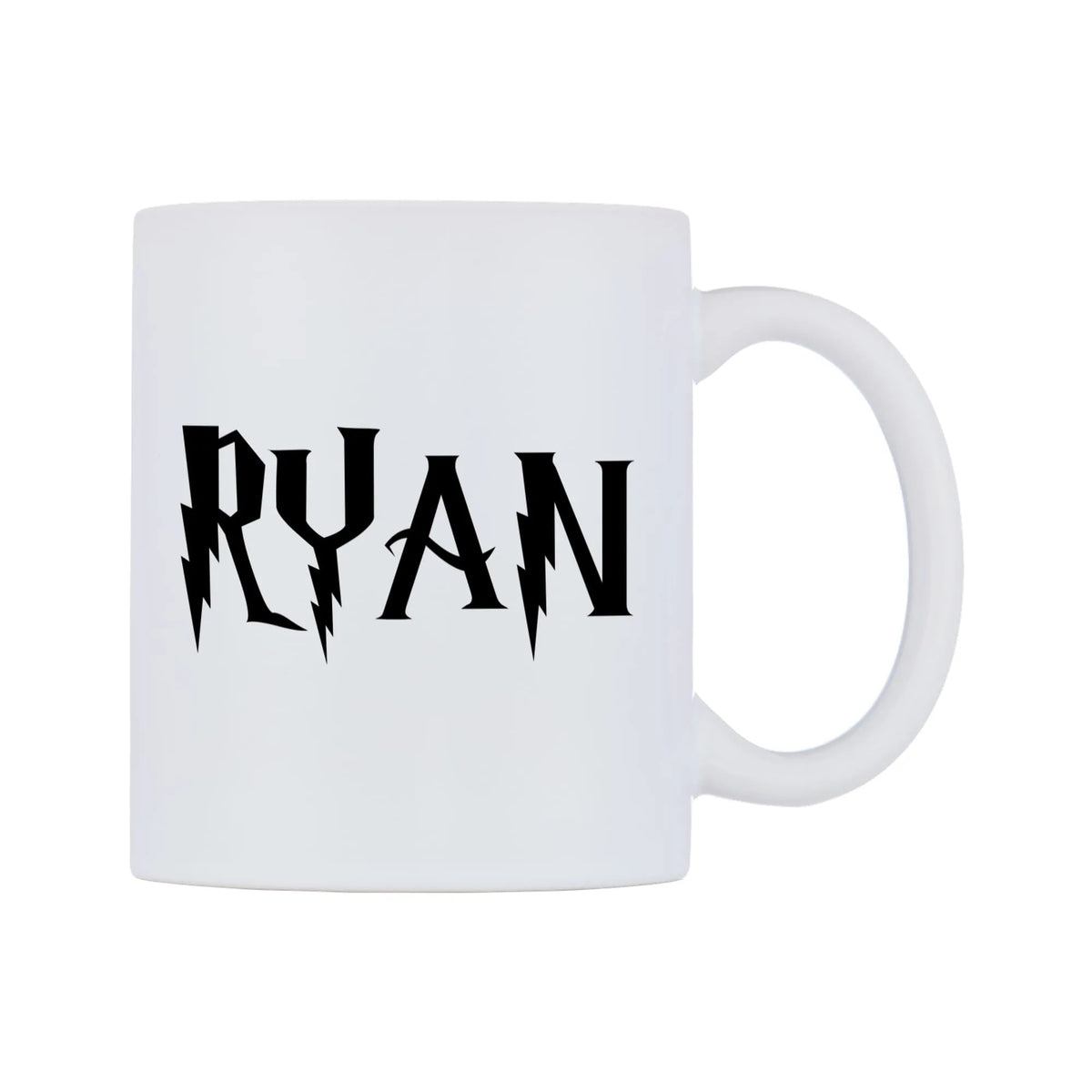 Ryan - Wizard Themed Mug — mug, left side, on a white background