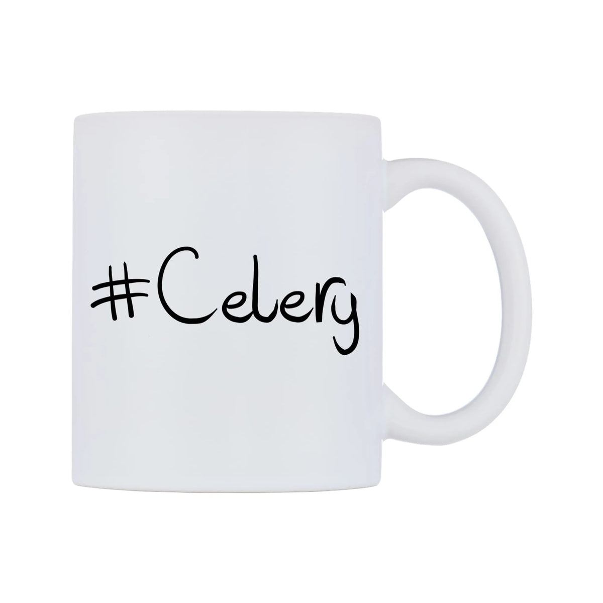 Celery Mug — mug, left side, on a white background