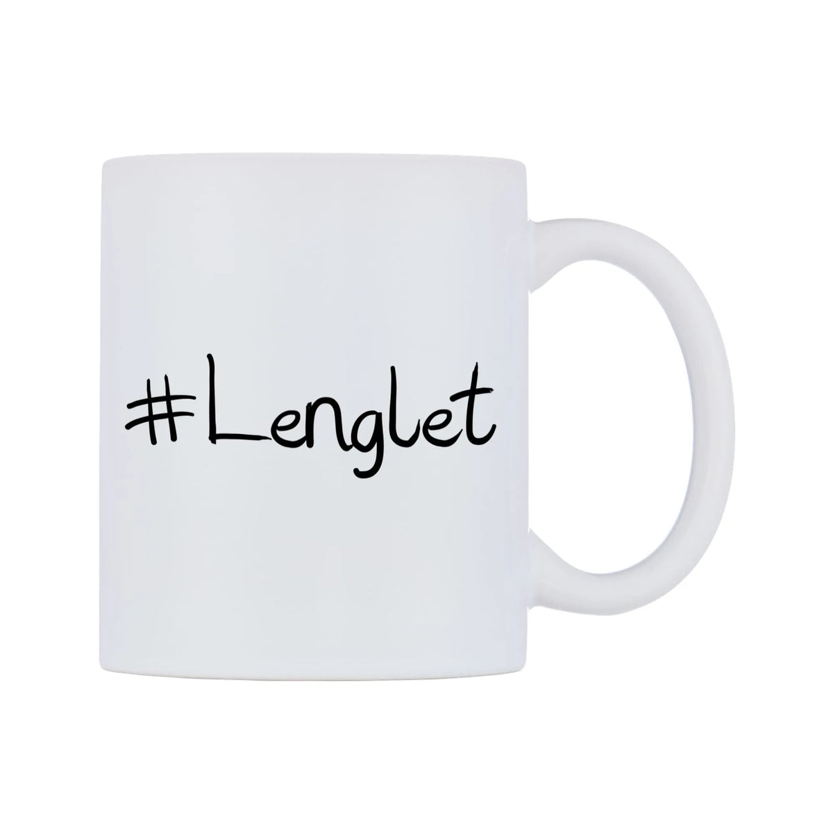 Lenglet Mug — mug, left side, on a white background