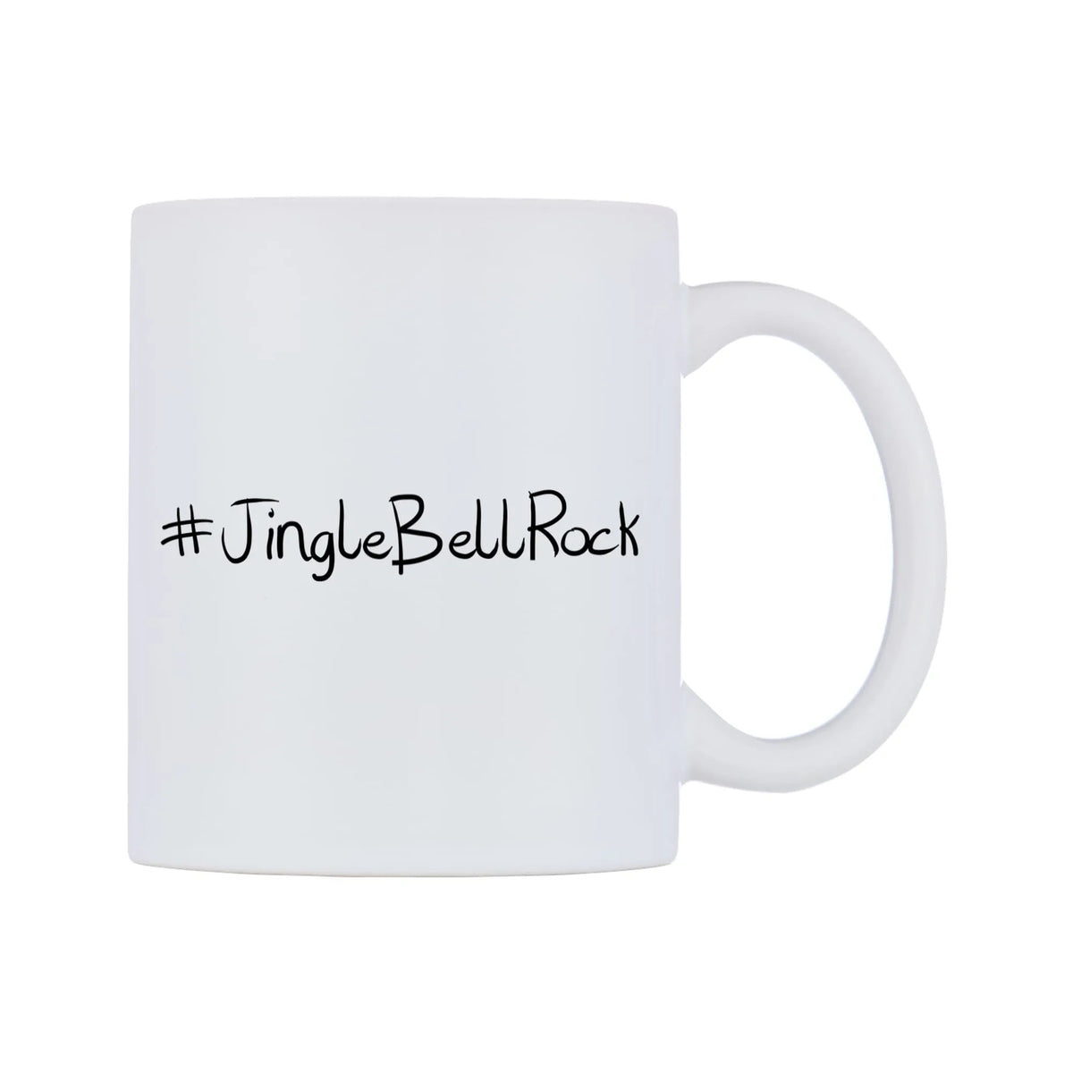 JingleBellRock Mug — mug, left side, on a white background