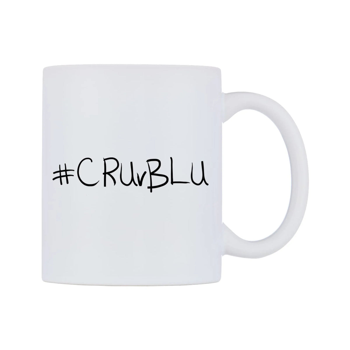 CRUvBLU Mug — mug, left side, on a white background