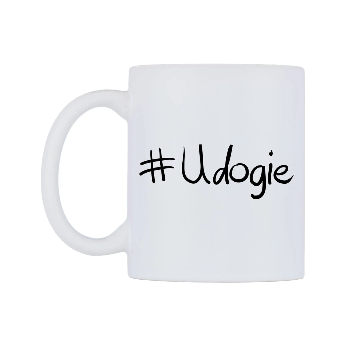 Udogie Mug — mug, right side, on a white background
