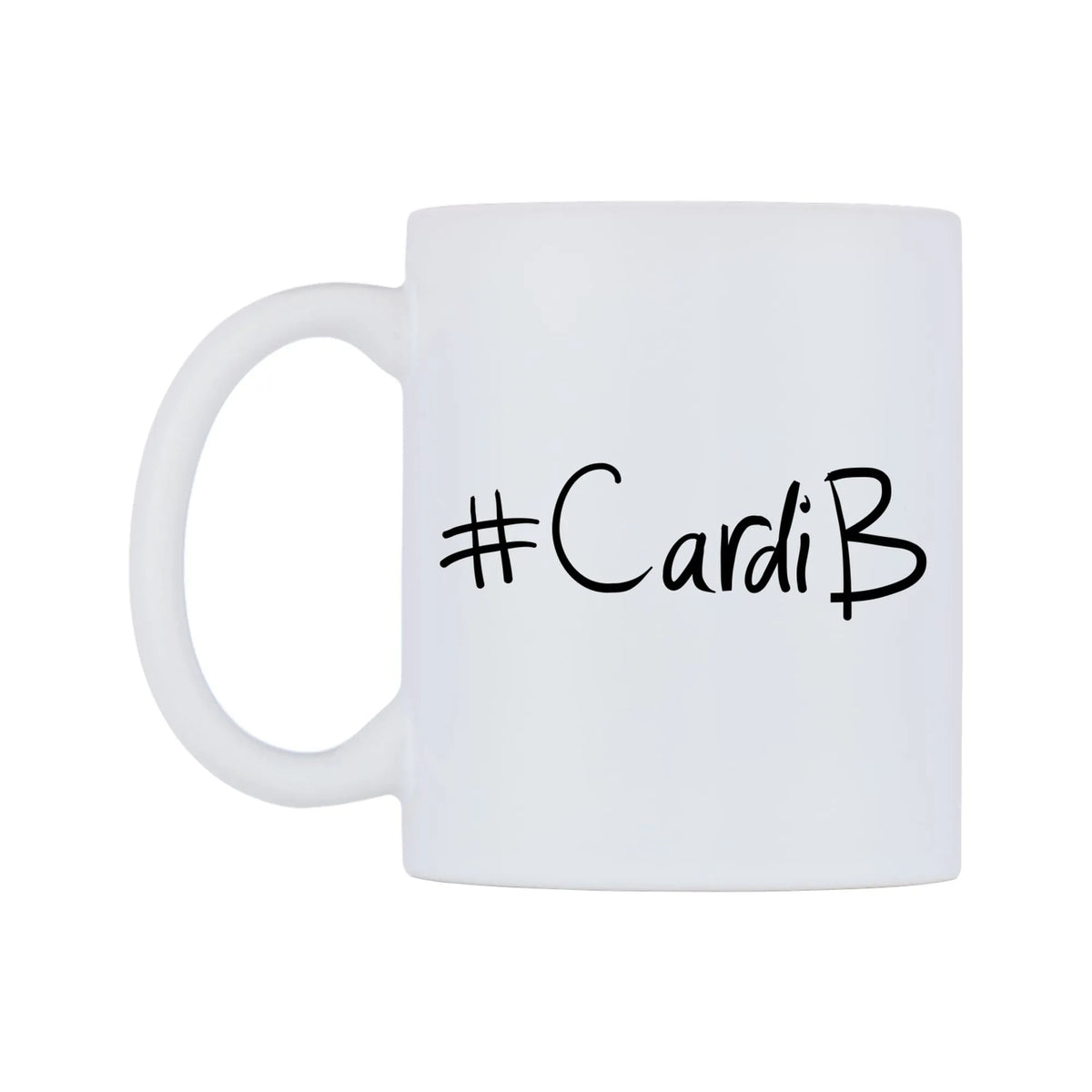 CardiB Mug — mug, right side, on a white background