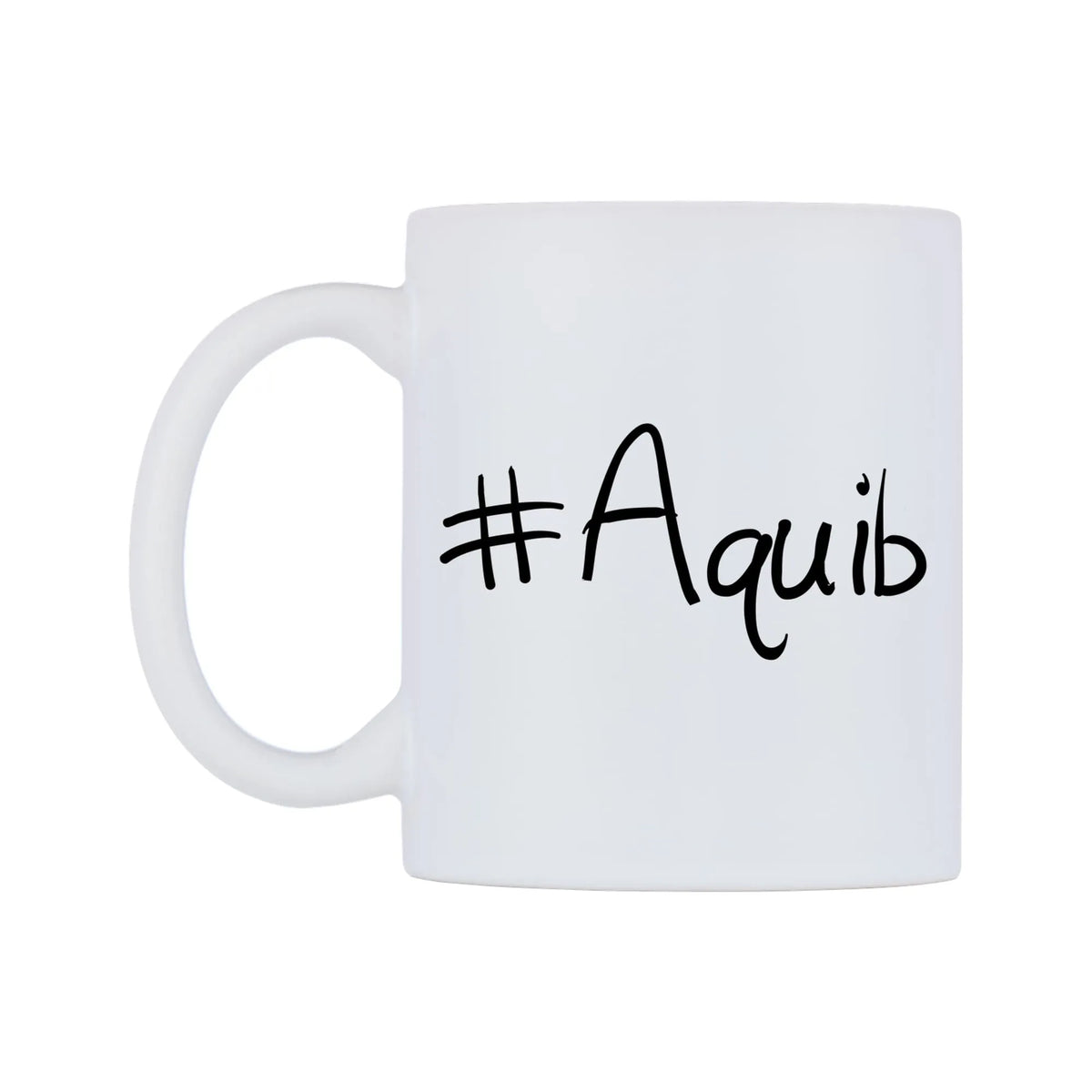 Aquib Mug — mug, right side, on a white background