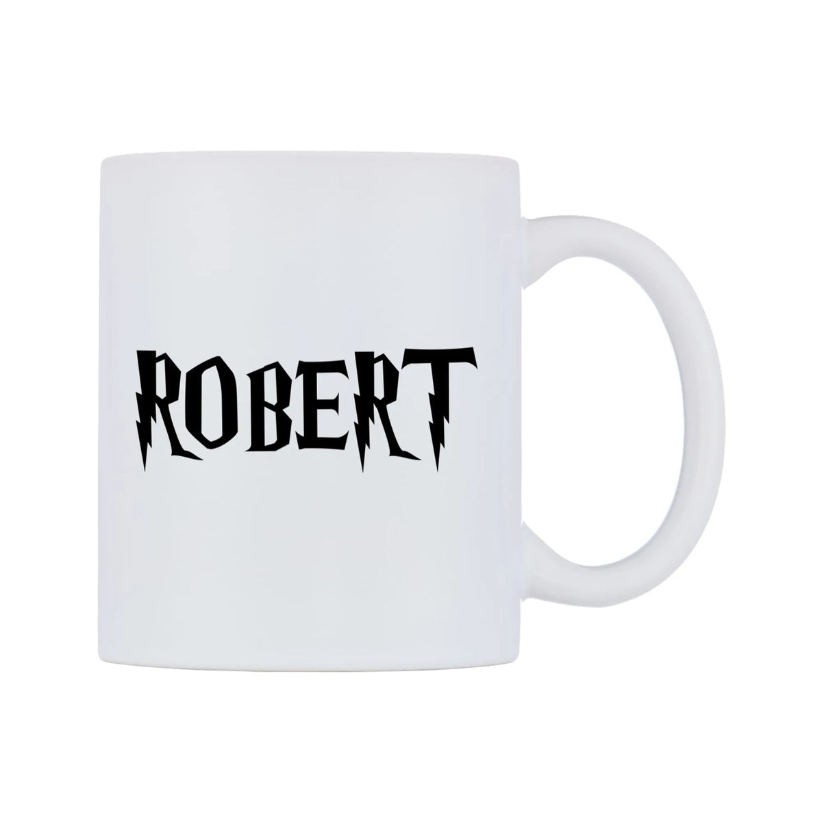 Robert - Wizard Themed Mug — mug, left side, on a white background