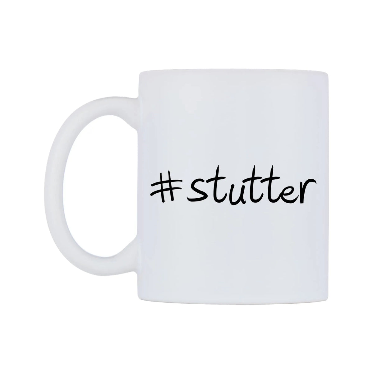 stutter Mug — mug, right side, on a white background