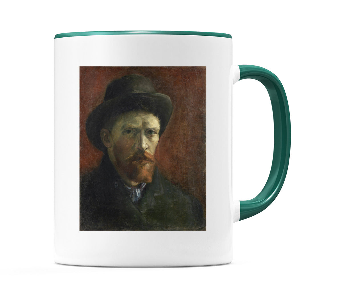 Self Portrait with Dark Felt Hat (1886) Mug