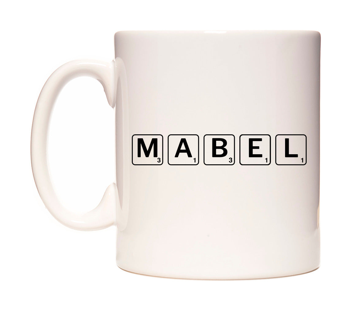 Mabel - Scrabble Themed Mug