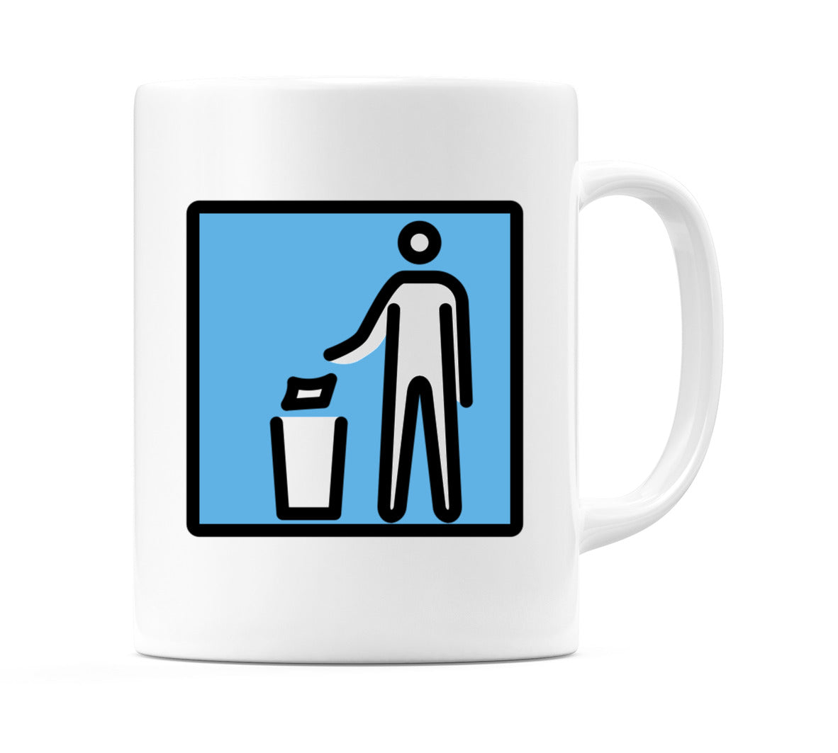 Litter In Bin Sign Emoji Mug