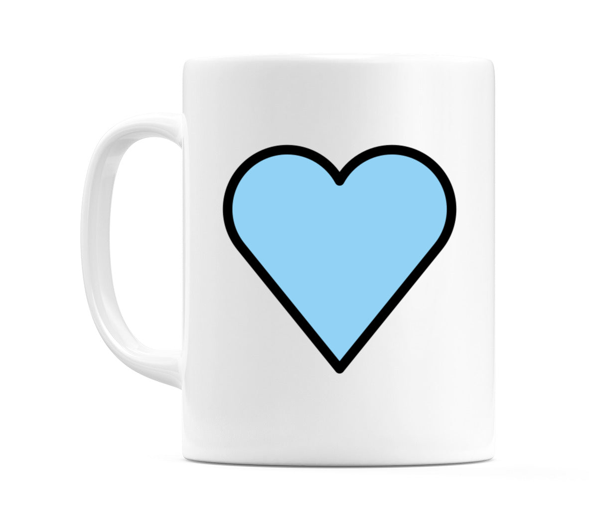 Blue Heart Emoji Mug