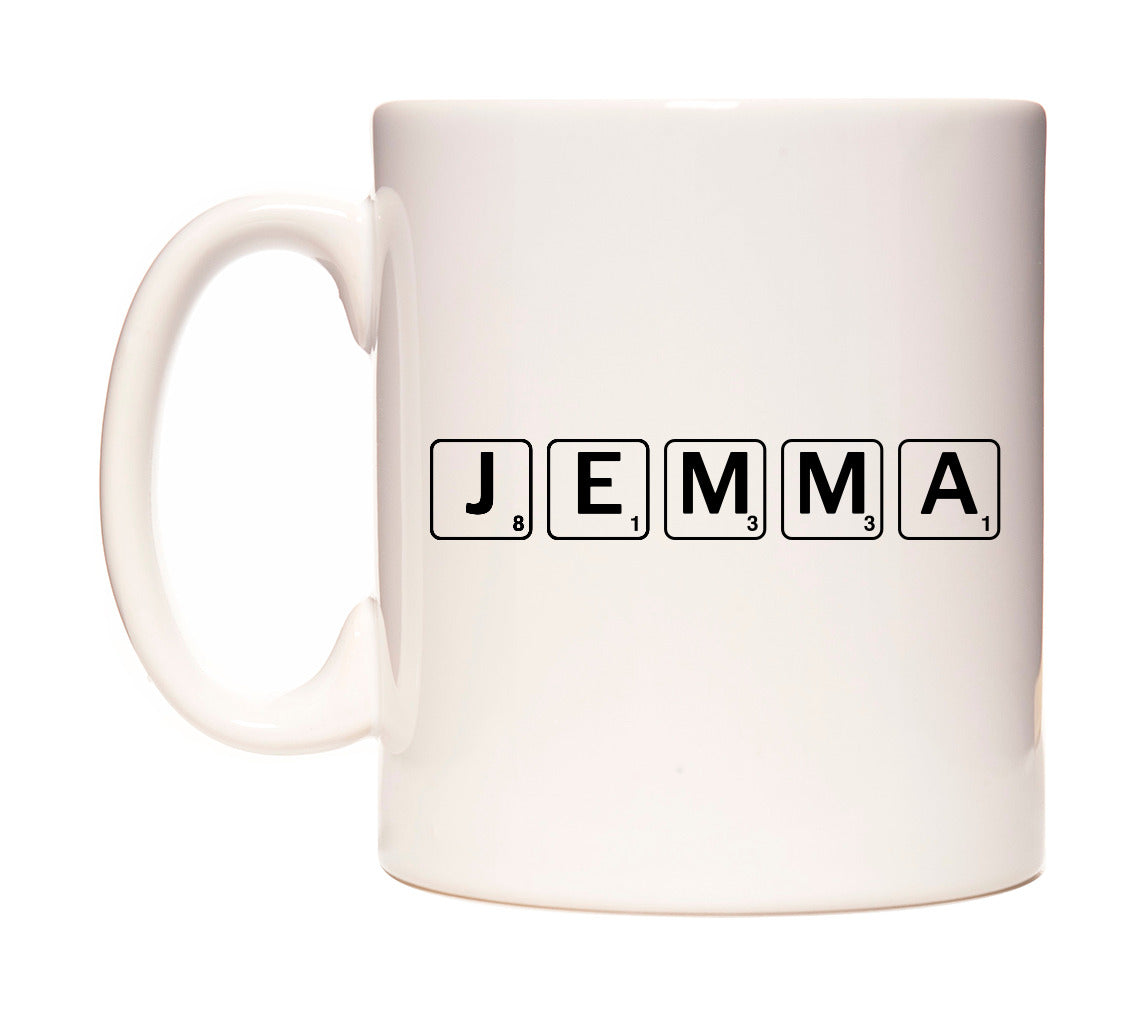 Jemma - Scrabble Themed Mug