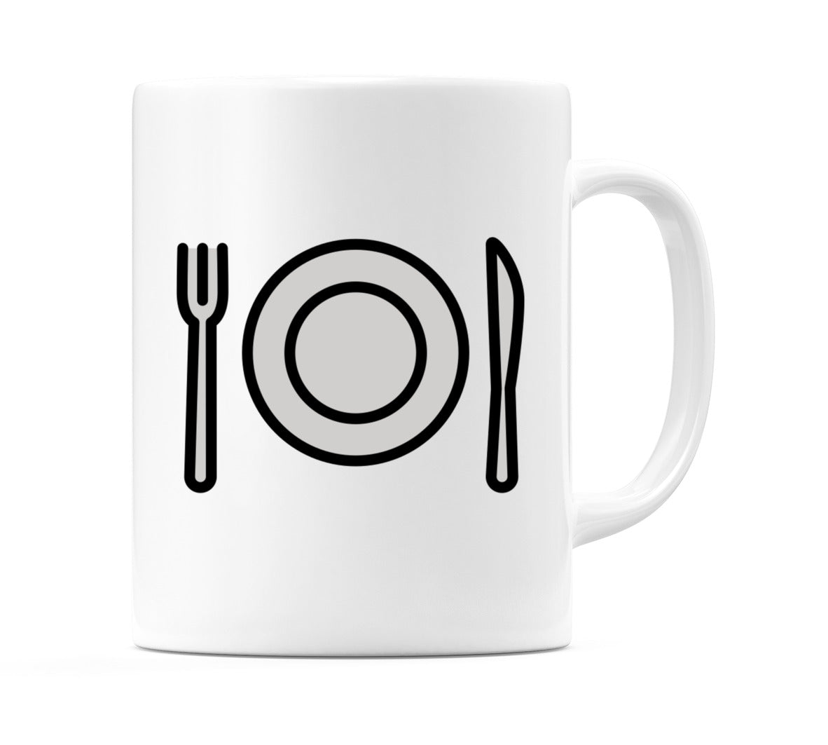 Fork And Knife With Plate Emoji Mug