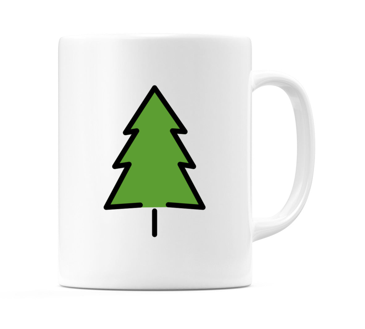 Evergreen Tree Emoji Mug
