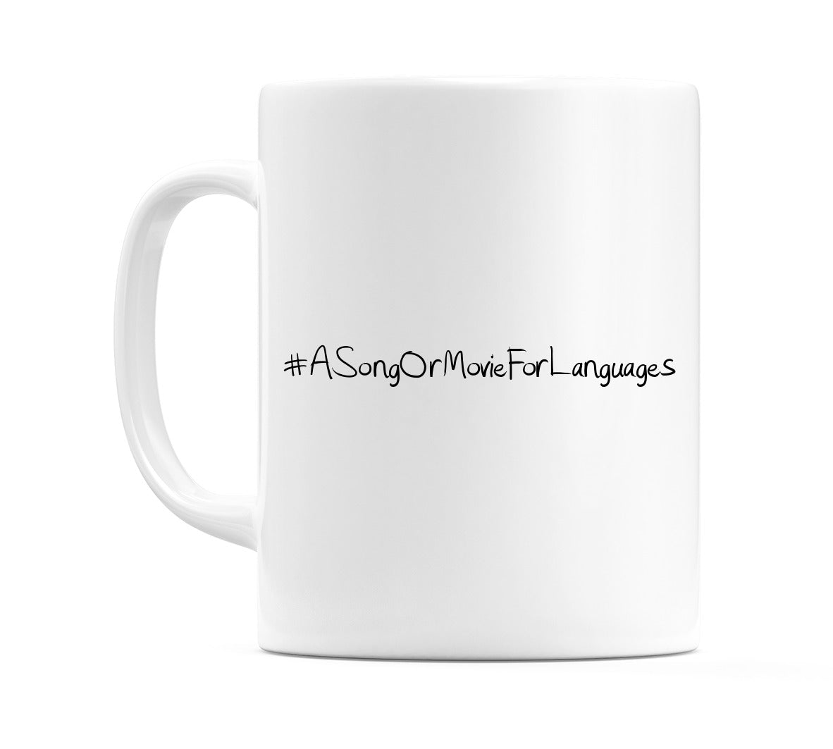 #ASongOrMovieForLanguages Mug