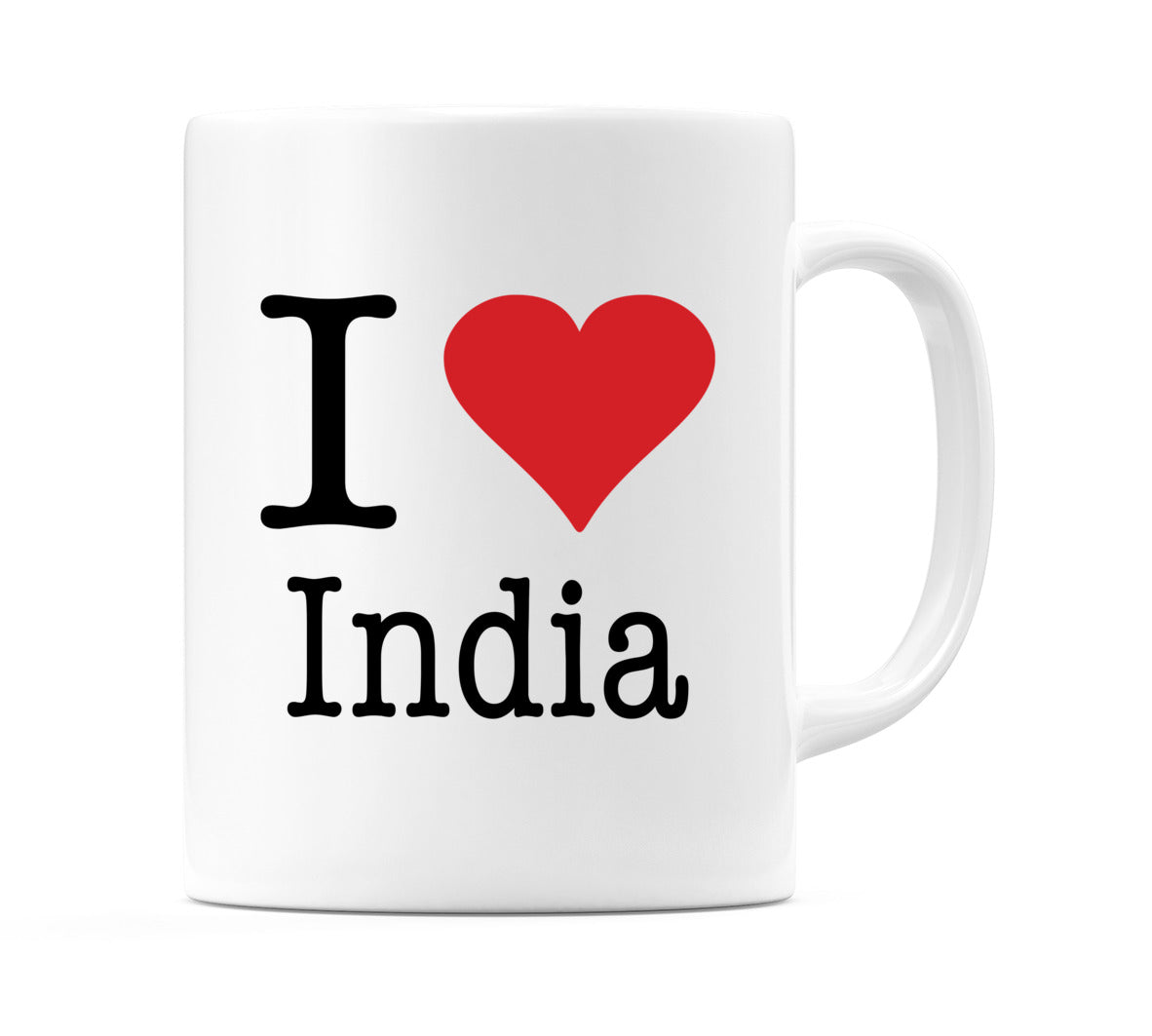 I Love India Mug
