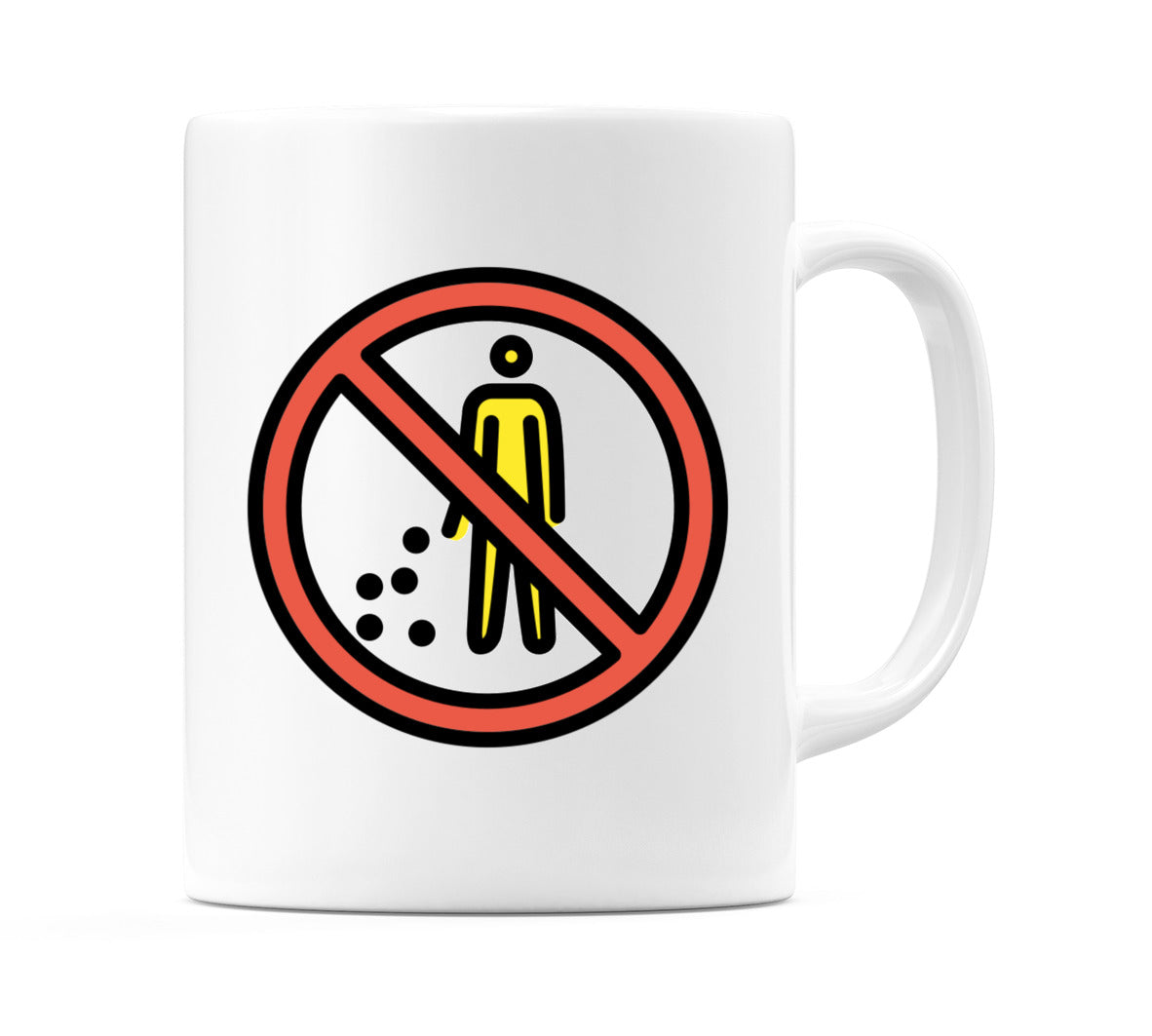 No Littering Emoji Mug