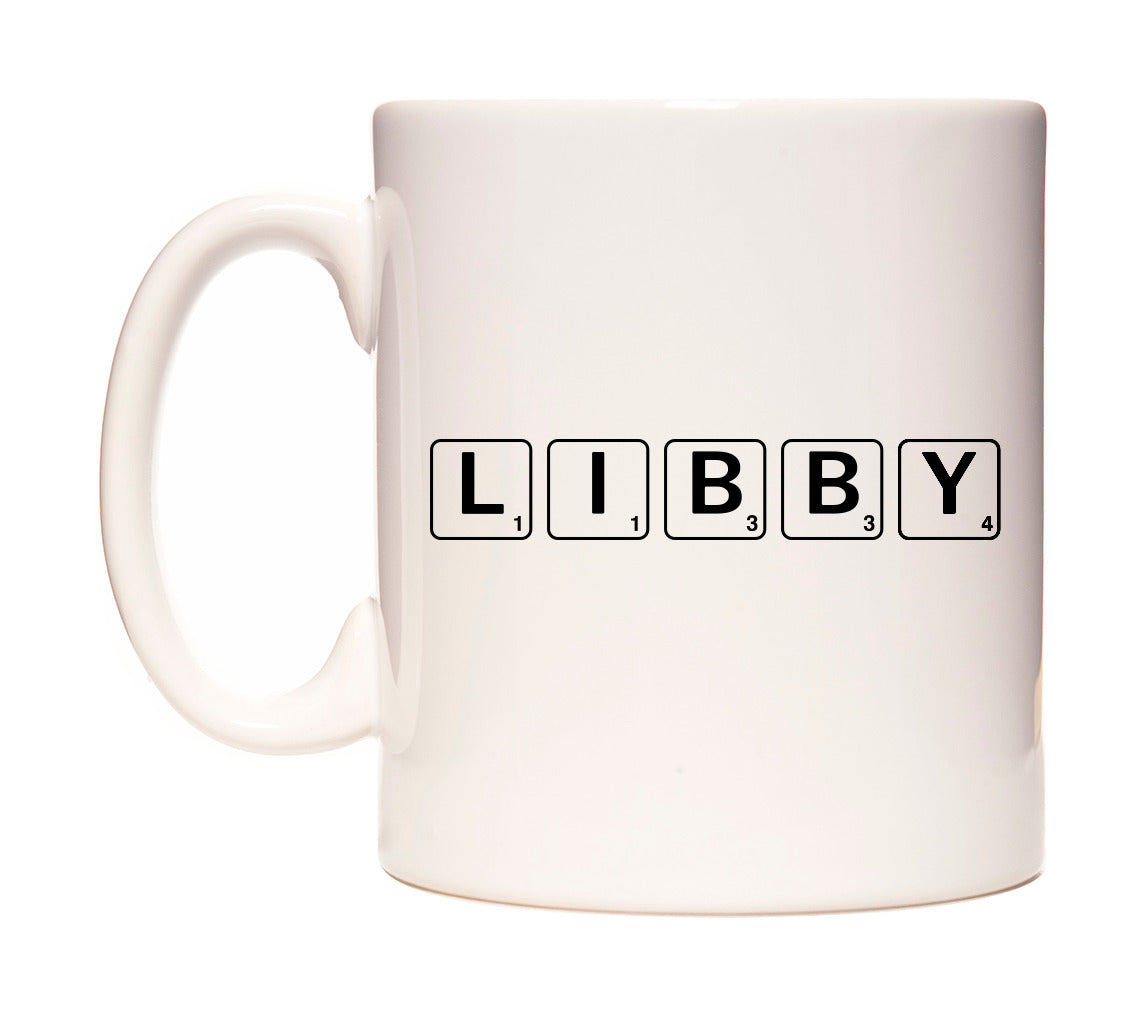 Libby - Scrabble Themed Mug