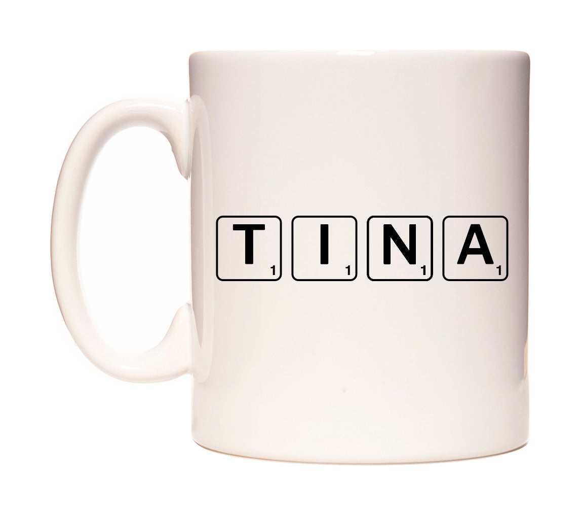 Tina - Scrabble Themed Mug